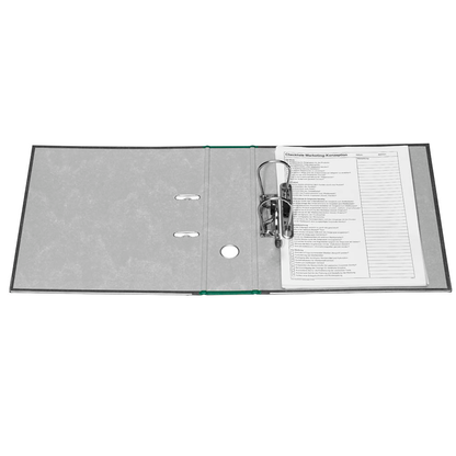 Artikelbild 6 für AKTION: 10 LEITZ 1080 Ordner grün marmoriert Karton 8,0 cm DIN A4, Artikelnummer 653828