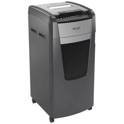 Artikelbild 11 für AKTION: Rexel Optimum AutoFeed+ 600M Aktenvernichter mit Partikelschnitt P-5, 2 x 15 mm, bis 600 Blatt, schwarz mit 130 Euro CashBack, Artikelnummer 429847