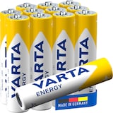 Artikelbild 1 für 12 VARTA Batterien ENERGY Cube Micro AAA 1,5 V, Artikelnummer 554012