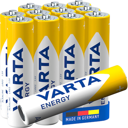 Artikelbild für 12 VARTA Batterien ENERGY Cube Micro AAA 1,5 V, Artikelnummer 554012