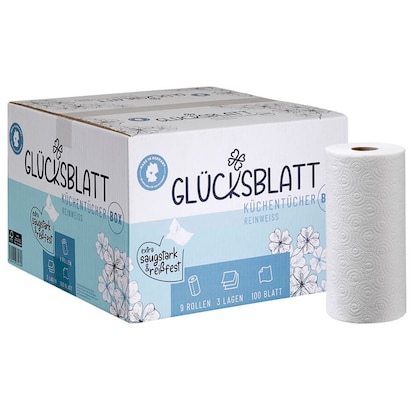 Artikelbild 10 für Küchenrollen reinweiß 3-lagig, 9 Rollen, Artikelnummer 671707