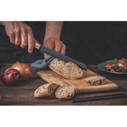 Artikelbild 6 für NIROSTA Brotmesser Flow Fair schwarz, Klinge: 20,0 cm, 1 St., Artikelnummer 584309