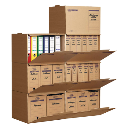 Artikelbild 7 für 5 ELBA Archivcontainer tric system braun 51,0 x 36,0 x 33,0 cm, Artikelnummer 748582