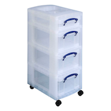 Artikelbild 1 für Really Useful Box Aufbewahrungsbox transparent 30,0 x 42,0 x 73,0 cm, Artikelnummer 156232