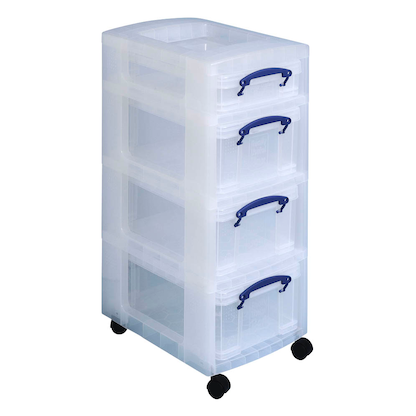 Artikelbild für Really Useful Box Aufbewahrungsbox transparent 30,0 x 42,0 x 73,0 cm, Artikelnummer 156232