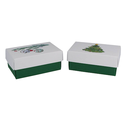 Artikelbild 2 für 2 BUNTBOX Weihnachten L Geschenkboxen-Set weiß, Artikelnummer 304057