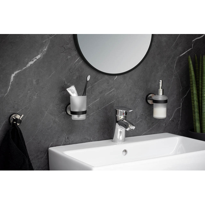 Artikelbild 3 für WENKO Zahnputzbecher Udine weiß/anthrazit, Artikelnummer 807567