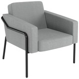 Artikelbild 1 für medso powered by PAPERFLOW Sessel MEDSO L grau schwarz Stoff, 1 St., Artikelnummer 522486