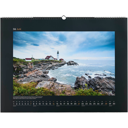 Artikelbild 7 für KUNTH Monats-Wandkalender Leuchttürme 2026, Artikelnummer 575919