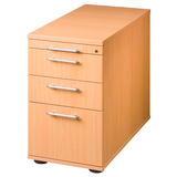 Artikelbild 1 für HAMMERBACHER Solid Standcontainer buche 4 Auszüge 42,8 x 80,0 x 72,0 - 76,0 cm, Artikelnummer 984484