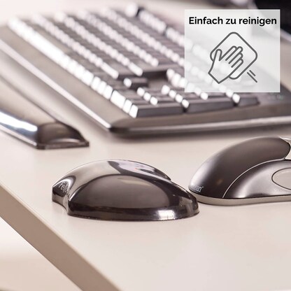 Artikelbild 4 für Fellowes Handballenauflage Crystals Gel schwarz, Artikelnummer 423103