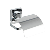 Artikelbild 1 für WENKO Toilettenpapierhalter Cover Quadro silber, Artikelnummer 812782