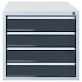 Artikelbild 1 für ADB Schubladenbox anthrazit 51534, mit 4 Schubladen, Artikelnummer 205079