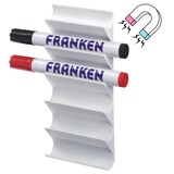 Artikelbild 1 für FRANKEN Stiftehalter weiß Acryl 6 Fächer 7,5 x 1,2 x 16,0 cm, Artikelnummer 670487