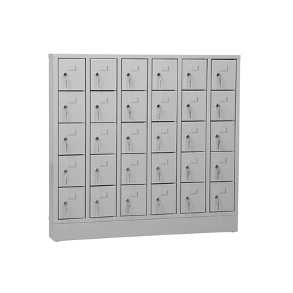 Artikelbild 3 für Gürkan Schließfachschrank lichtgrau 111956, 30 Schließfächer 119,0 x 15,0 x 110,0 cm, Artikelnummer 561098