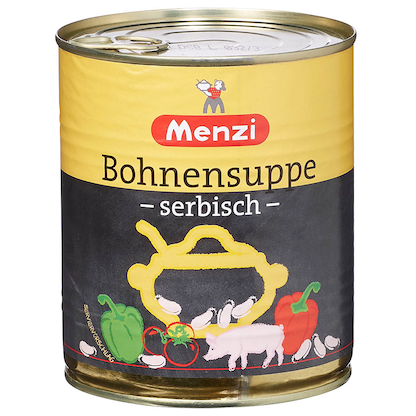 Artikelbild für Menzi Bohnensuppe, serbisch 800,0 ml, Artikelnummer 178562
