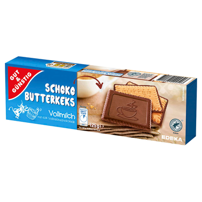 Artikelbild 22 für GUT&GÜNSTIG Schoko-Butterkeks Vollmilch Kekse 125,0 g, Artikelnummer 988927