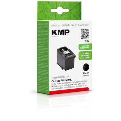 Artikelbild 2 für KMP C87 schwarz Druckkopf kompatibel zu Canon PG-540XL, Artikelnummer 720177