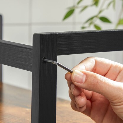 Artikelbild 7 für SONGMICS Gewürzregal schwarz, vintage-braun, Artikelnummer 439046