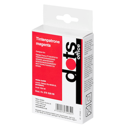 Artikelbild 4 für dots magenta Druckerpatrone kompatibel zu Canon CLI-551 XL M, Artikelnummer 575526