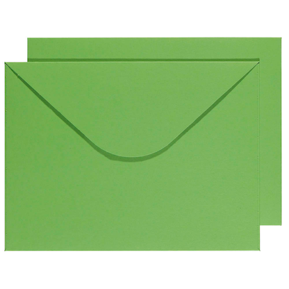 Artikelbild für BUNTBOX Briefumschläge DIN C4 ohne Fenster grün Steckverschluss 2 St., Artikelnummer 303913