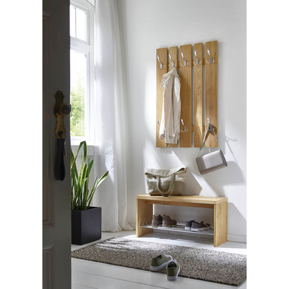 Artikelbild 3 für HAKU Möbel Wandgarderobe 15617 braun Holz 8 Haken 65,0 x 100,0 cm, Artikelnummer 551080