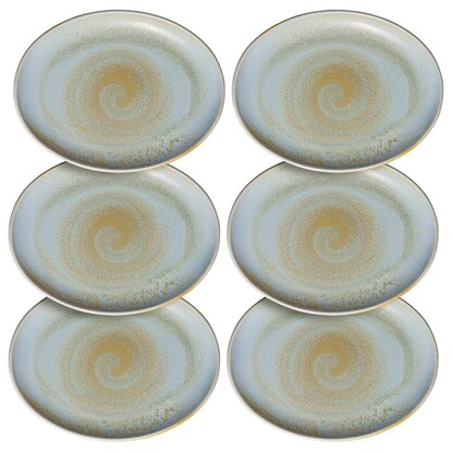 Artikelbild 1 für 6 HEART & SOUL Servierplatten Perfect Match Breeze blau 31,0 x 24,0 cm, Artikelnummer 994044