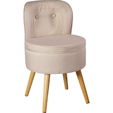 Artikelbild 1 für Echtwerk Sessel Vince creme buche Stoff, 1 St., Artikelnummer 162022