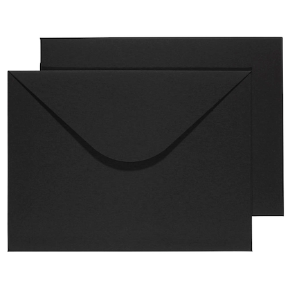 Artikelbild 5 für BUNTBOX Briefumschläge DIN C4 ohne Fenster schwarz Steckverschluss 2 St., Artikelnummer 303927