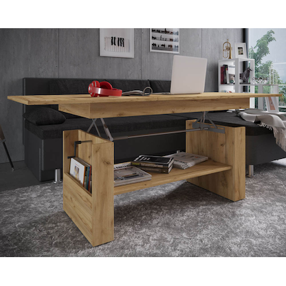 Artikelbild 4 für VCM my home Kobila Couchtisch eiche 157,0 x 65,0 x 52,5 - 59,0 cm, Artikelnummer 390144