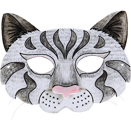 Artikelbild 7 für folia Bastelset Kindermasken weiß 6 St., Artikelnummer 479083