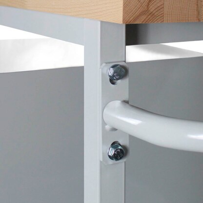 Artikelbild 3 für ADB Werkbank Eko lichtgrau, anthrazitgrau 130,0 x 60,0 x 85,0 cm, Artikelnummer 204846