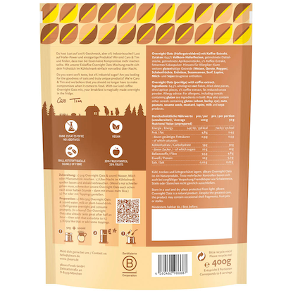 Artikelbild 3 für 3Bears Overnight Oats - Typ Eiskaffee 400,0 g, Artikelnummer 518999