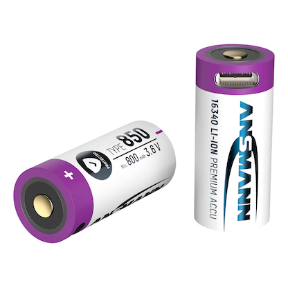 Artikelbild 8 für ANSMANN USB-Akku USB-C 16340 850 mAh, Artikelnummer 216149