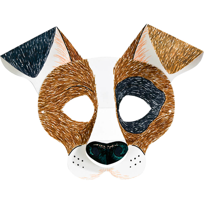 Artikelbild 8 für folia Bastelset Kindermasken weiß 6 St., Artikelnummer 479083