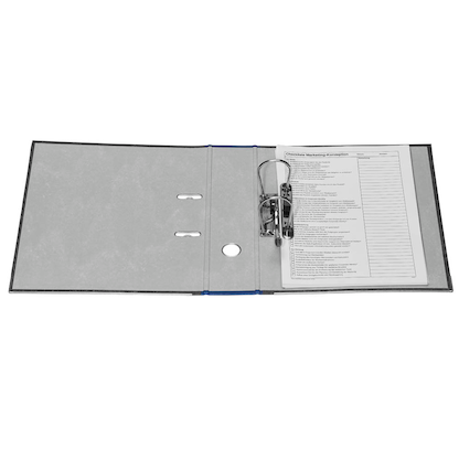 Artikelbild 6 für AKTION: 10 LEITZ 1080 Ordner blau marmoriert Karton 8,0 cm DIN A4, Artikelnummer 653806