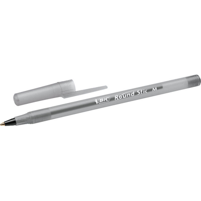 Artikelbild 2 für BIC Kugelschreiber Round Stic Simply schwarz/transparent, Schreibfarbe: schwarz, 60 St., Artikelnummer 836148