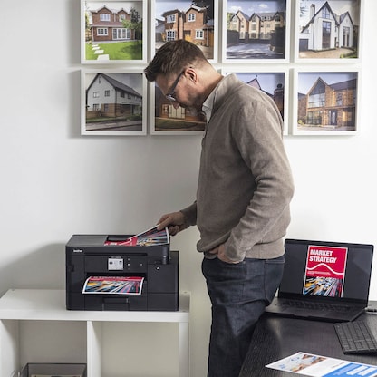 Artikelbild 5 für brother MFC-J4550DW 4 in 1 Tintenstrahl-Multifunktionsdrucker schwarz, brother EcoPro Ready, Artikelnummer 699427