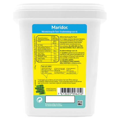 Artikelbild 3 für Maggi® Maridor Fisch Gewürzmischung, 1,0 kg, Artikelnummer 691059