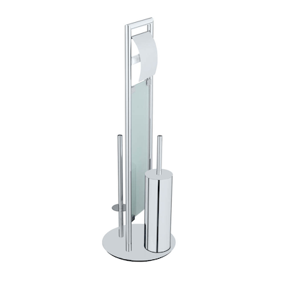 Artikelbild 4 für WENKO WC-Garnitur Sulmona silber Metall, Artikelnummer 814794