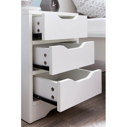 Artikelbild 6 für WOHNLING Nachttisch weiß 31,0 x 31,0 x 49,0 cm, Artikelnummer 907313