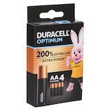 Artikelbild 1 für 4 DURACELL Batterien Optimum Mignon AA 1,5 V, Artikelnummer 105108