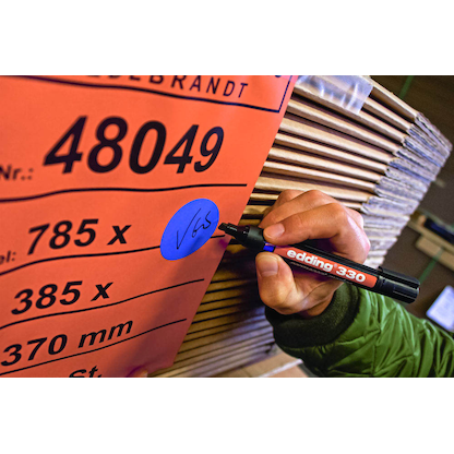 Artikelbild 11 für AKTION: edding 330 Permanentmarker schwarz 1,0 - 5,0 mm, 2 Pack, Artikelnummer 173779