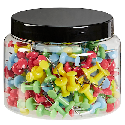 Artikelbild 2 für 200 Gowi Pinnnadeln farbsortiert, Artikelnummer 798381