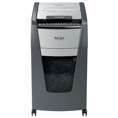 Artikelbild 3 für AKTION: Rexel Optimum AutoFeed+ 300M Aktenvernichter mit Partikelschnitt P-5, 2 x 15 mm, bis 300 Blatt, schwarz mit 70 Euro CashBack, Artikelnummer 267561