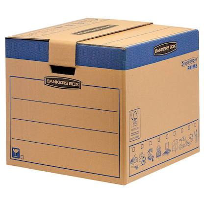 Artikelbild 3 für 5 Bankers Box Umzugskartons SmoothMove FastFold 47,0 x 48,0 x 41,2 cm, Artikelnummer 539043