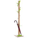 Artikelbild 1 für PAPERFLOW Kleiderständer easyCloth Wood Range Modell A PECPP.08 grün Holz 8 Haken 32,0 x 178,0 cm, Artikelnummer 533612