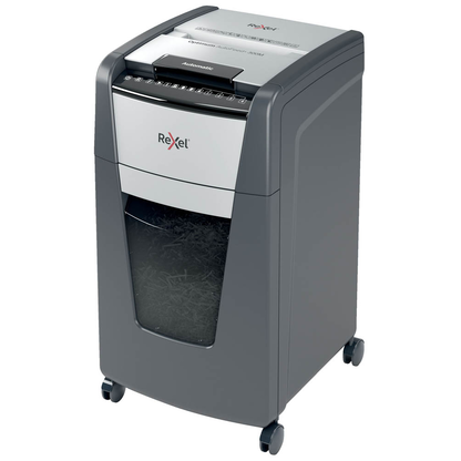 Artikelbild 5 für AKTION: Rexel Optimum AutoFeed+ 300M Aktenvernichter mit Partikelschnitt P-5, 2 x 15 mm, bis 300 Blatt, schwarz mit 70 Euro CashBack, Artikelnummer 267561