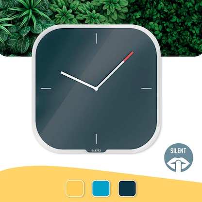 Artikelbild 7 für AKTION: LEITZ Wanduhr Cosy grau Sicherheitsglas 30,0 x 30,0 cm mit Prämie nach Registrierung, Artikelnummer 424372