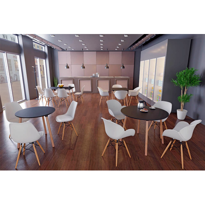 Artikelbild 3 für meet powered by PAPERFLOW PALOMBA Bistrotisch schwarz 120,0 x 80,0 x 75,0 cm, Artikelnummer 300717